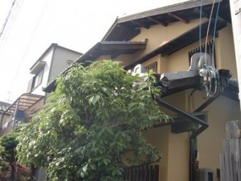 岸和田市春木本町のしっかりとひび補修もした外壁塗装