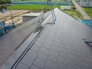 岸和田市八田町で屋根の塗装後
