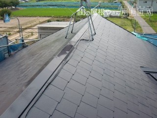 岸和田市八田町で屋根の塗装後