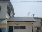 岸和田市大町でスレート瓦コロニアルクァッドへの屋根葺き替えで軽く