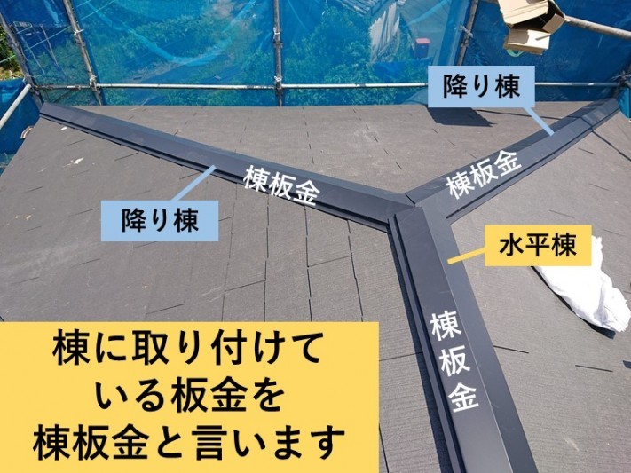 岸和田市の棟板金