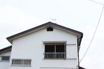 岸和田市摩湯町の破風板板金巻き工事完了