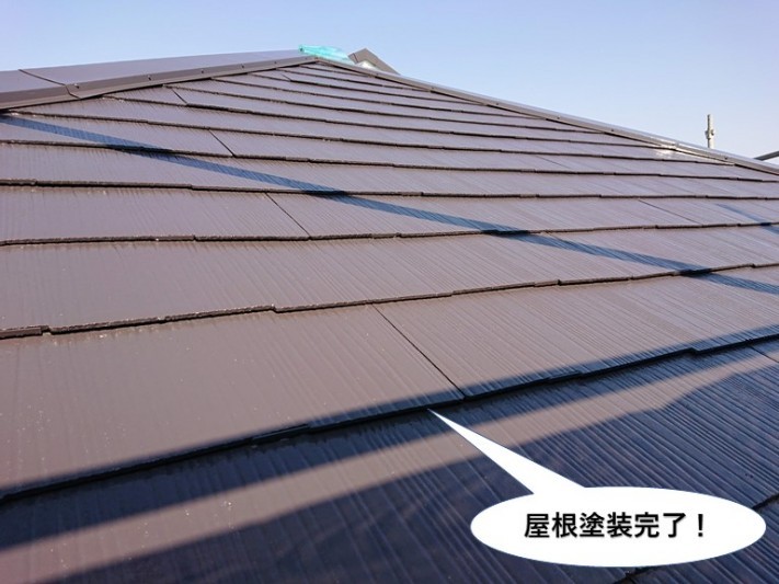 忠岡町の屋根塗装完了