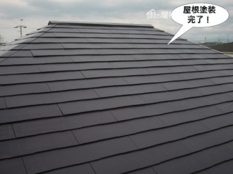 泉大津市の屋根塗装完了