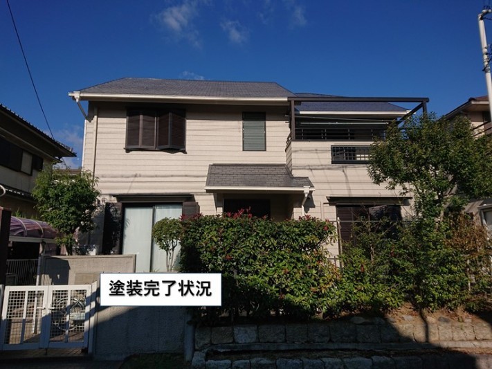 貝塚市の塗装完了