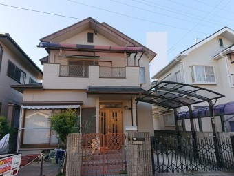岸和田市のカーポートとテラスの平板張替で台風時の被害を修理したO様邸!