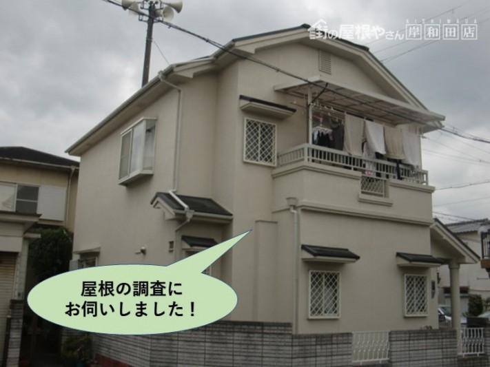 和泉市の屋根の調査