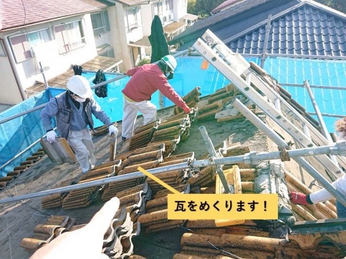 和泉市の瓦をめくります!