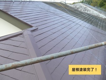 貝塚市の屋根塗装完了