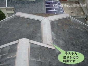 和泉市の屋根点検/屋根の塗り替え時期