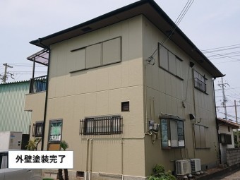 岸和田市の外壁塗装完了