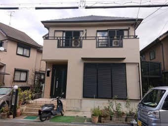 泉佐野市の塗装完了