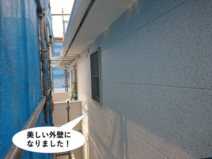 阪南市の塗装で美しい外壁になりました!