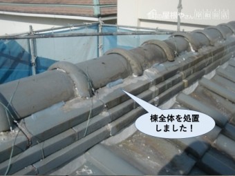 泉佐野市の棟全体を処置しました!
