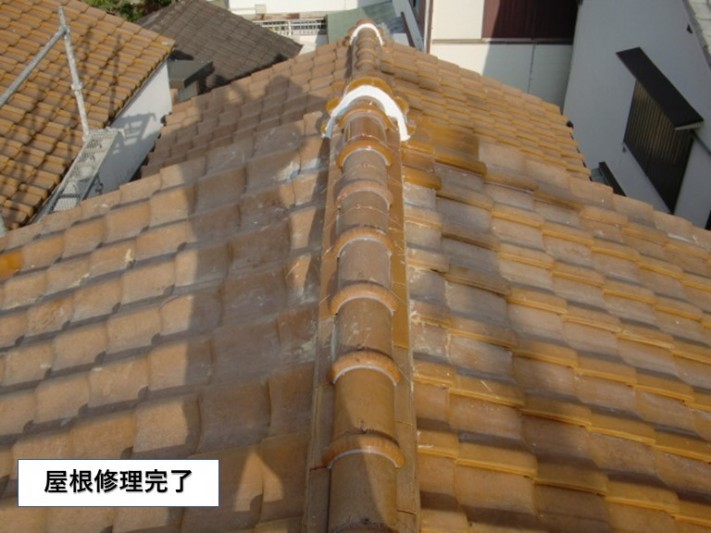 和泉市の屋根修理完了