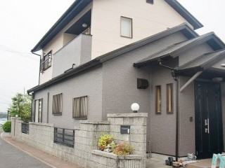 岸和田市真上町の屋根塗装と外壁防水もした外壁塗装