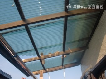 岸和田市吉井町波板張替工事