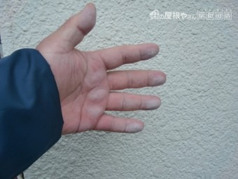 泉佐野市の外壁のチョーキング