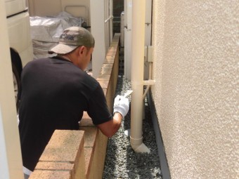 岸和田市西之内町の塗装のタッチアップ