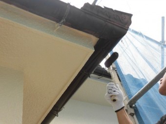 泉北郡忠岡町の外壁塗装の付帯部塗装/雨樋塗装