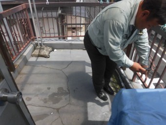 岸和田市の雨漏り調査