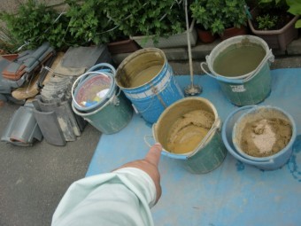 和泉市で使用する葺き土