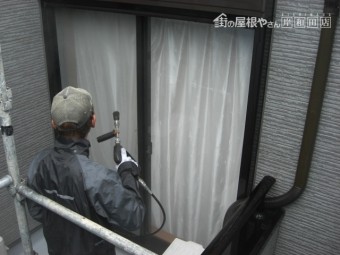貝塚市の窓も洗浄