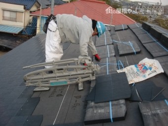 岸和田市の屋根葺き替え