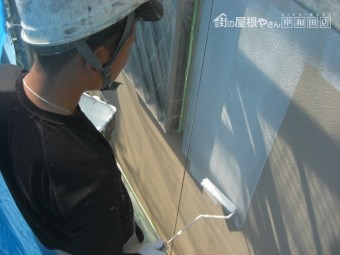 泉佐野市の外壁下塗り