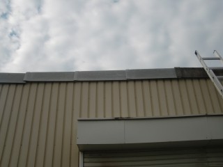 和泉市のガレージの屋根修理完了