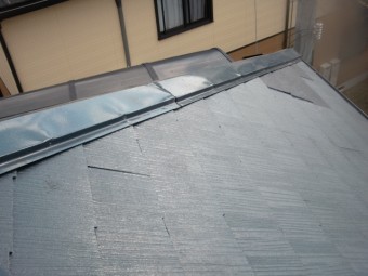 岸和田市の棟板金復旧完了