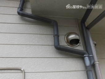 岸和田市の劣化した雨樋