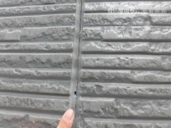 貝塚市のサイディングの継ぎ目などのシーリング打ち替え