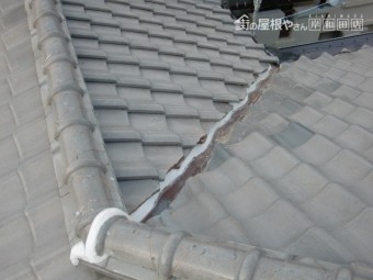岸和田市の谷樋の際復旧完了