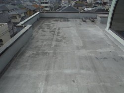 貝塚市の陸屋根現況