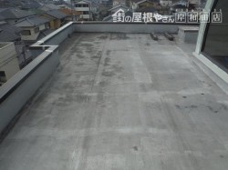貝塚市の陸屋根現況