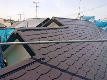熊取町の屋根塗装完了