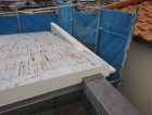 泉佐野市の台風で剥がれた笠木の交換