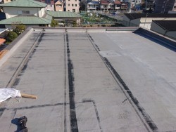 岸和田市の笠木の修理前