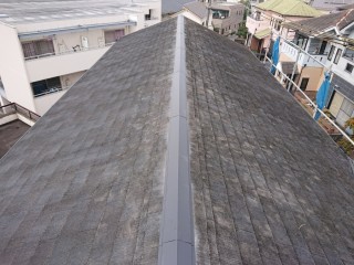 貝塚市の棟板金交換完了