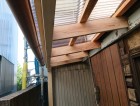 貝塚市の劣化が進んだテラスの入替完了