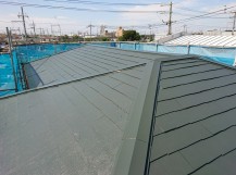 岸和田市の屋根塗装後