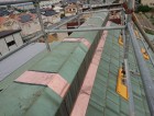 岸和田市の修理後の銅板屋根