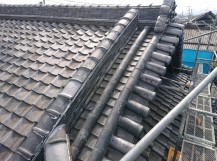 岸和田市の丸瓦修理完了