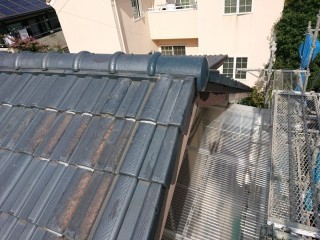 泉佐野市の台風被害に遭った屋根の修理完了