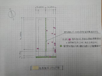 和泉市K様邸の屋根伏せ図