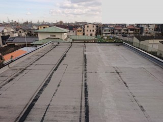 岸和田市の笠木のメンテナンス完了
