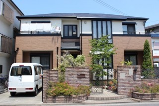 岸和田市加守町の蘇ったスレート板葺きの屋根塗装