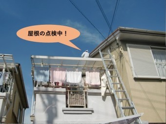 岸和田市の屋根の点検