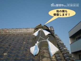 岸和田市の他の棟も修復します!